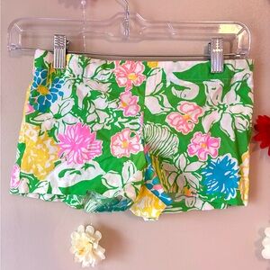 Lilly Pulitzer Girls Floral Shorts